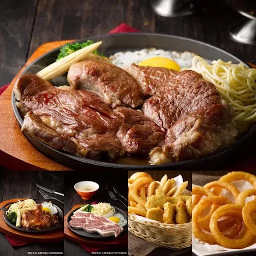 傑克牛排 排餐與炸物拼盤